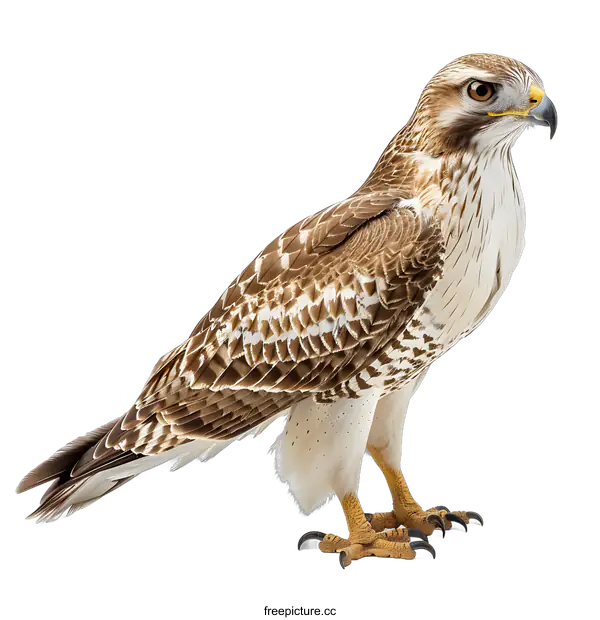 [Transparent Background PNG]A Profile Portrait of a Hawk