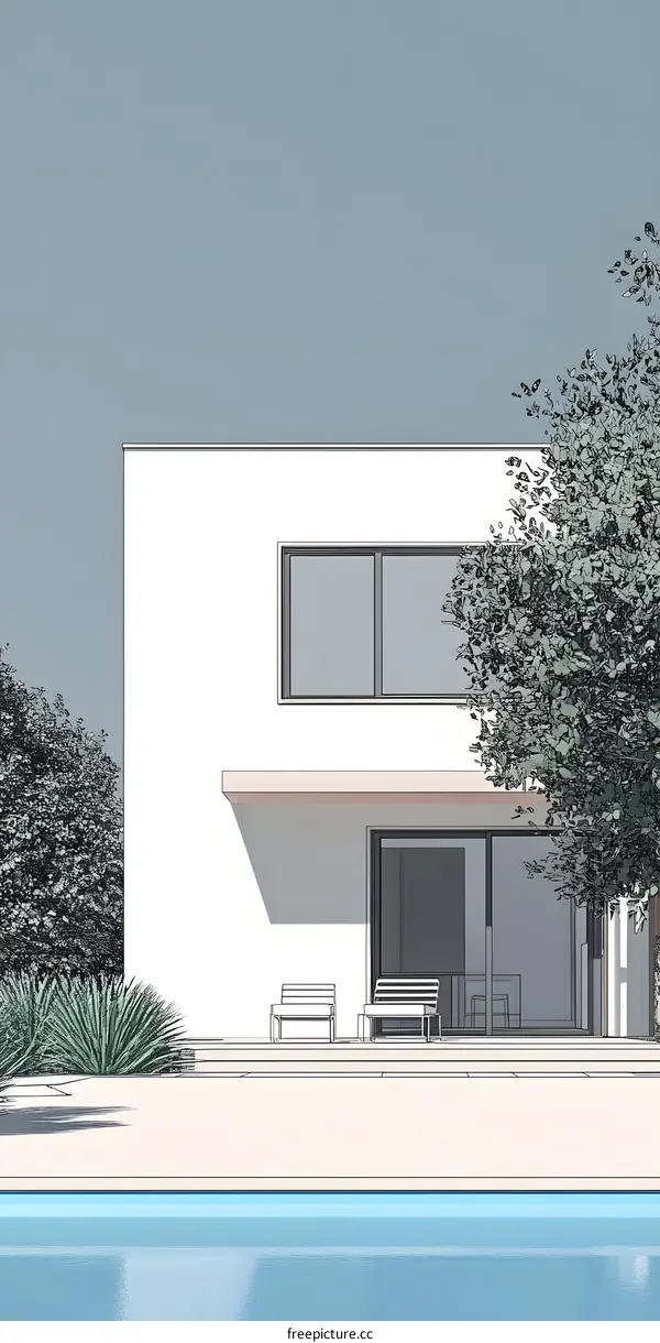 Modern House Design with Swimming Pool