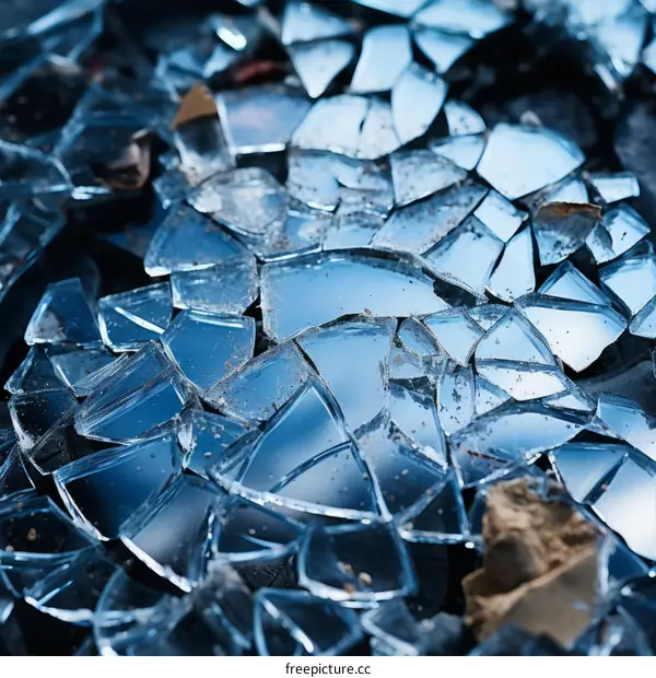 Shattered glass texture