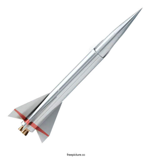 [Transparent Background PNG]High-Tech Missile Illustration