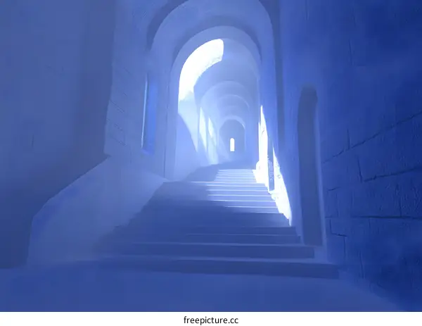 Stairway to Heaven in a Blue Palace