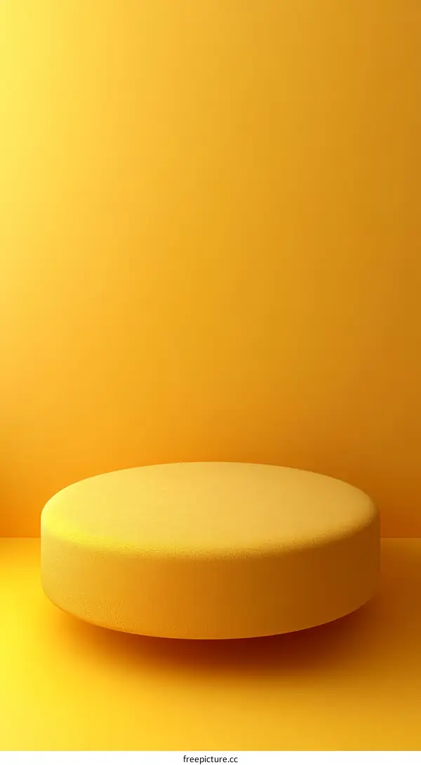 Abstract Yellow Minimalist Product Display