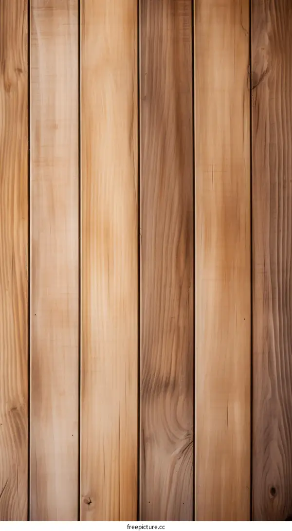 Light brown vertical wood plank texture background