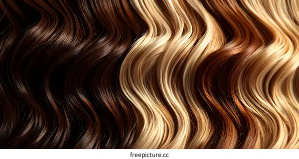 hair texture close up