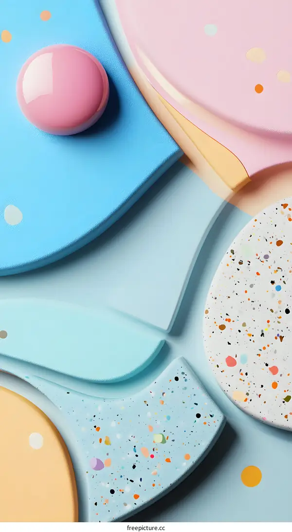 Abstract Colorful Shapes Background