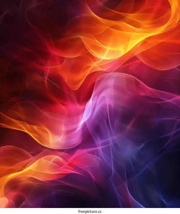 Abstract Colorful Flowing Patterns