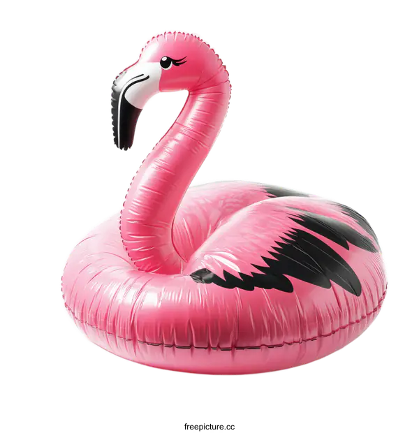 [Transparent Background PNG]Inflatable Pink Flamingo Pool Float