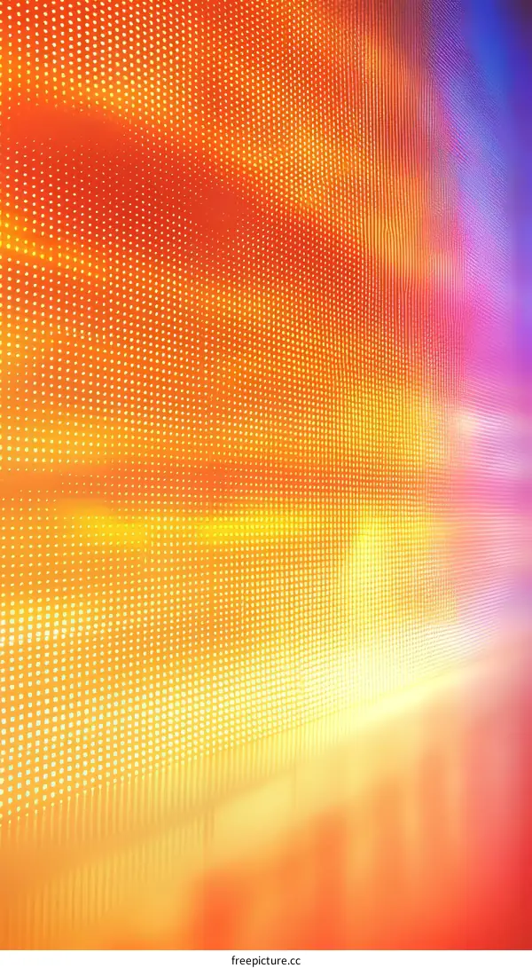 Colorful LED Display Background Image