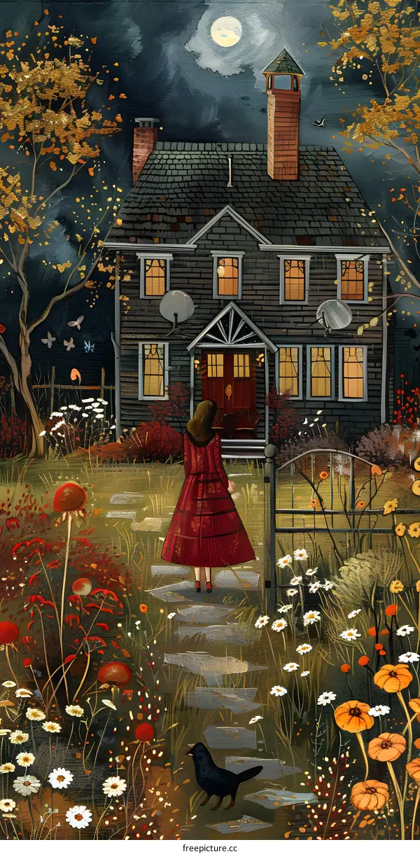 Nighttime Visit to the Mystical House