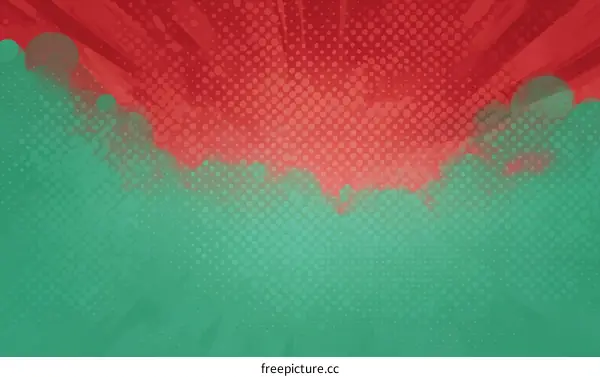 Abstract Background with Gradient Colors and Halftone Dots