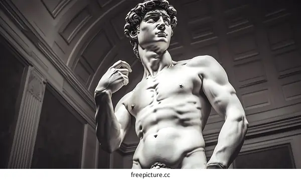 The Statue of David in Florence Italy
