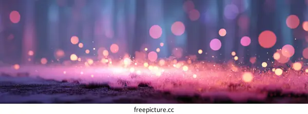 Abstract Fairy Forest Lightscape