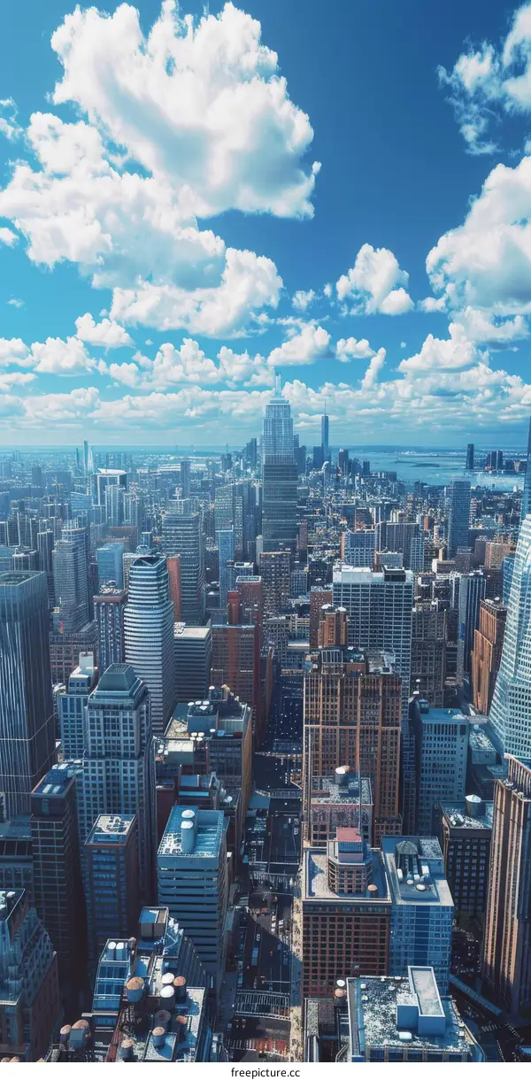 New York City Skyline from Above