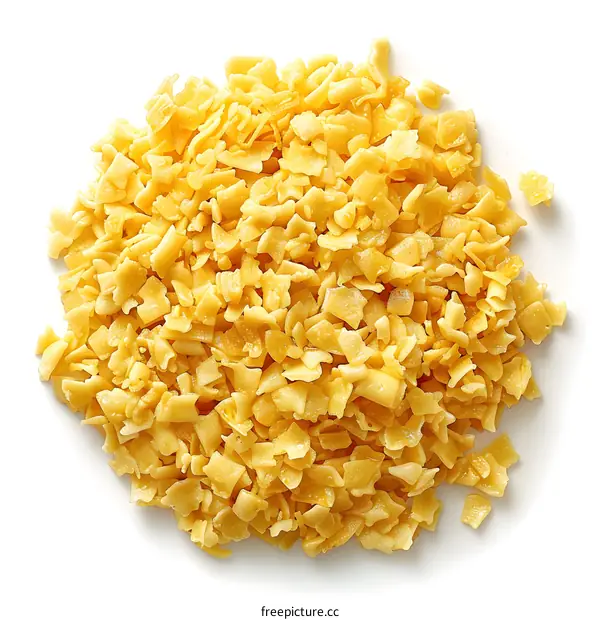 Pile of crispy baked bread crumbs