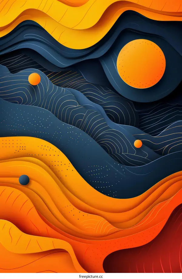 Abstract Geometric Shapes Illustration