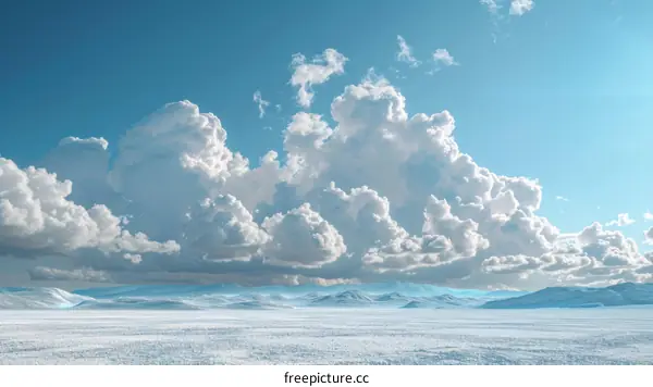 Winter Wonderland Sky and Cloudscape