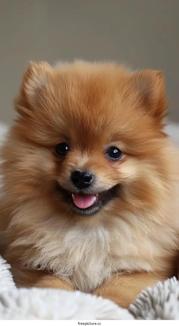 Happy Pomeranian Puppy