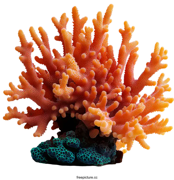 [Transparent Background PNG]Beautiful Coral Reef Illustration