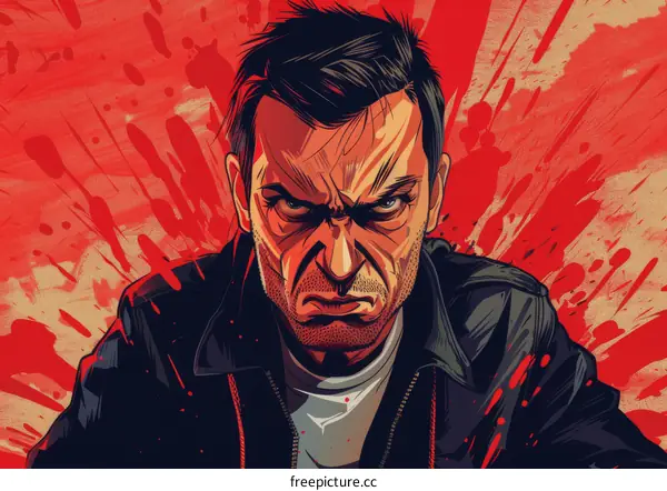 Trevor Philips portrait in GTA V