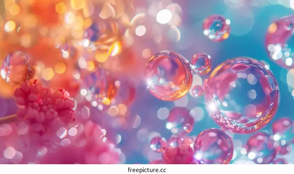 Close-up of water droplets on a pink flower