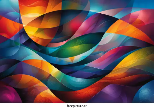 Colorful geometric shapes