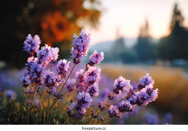 Lavender Field at Sunrise