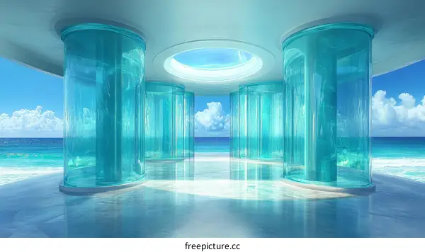 Coastal Glass Architecture Exterior Design