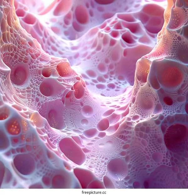 Pink Alien Structure