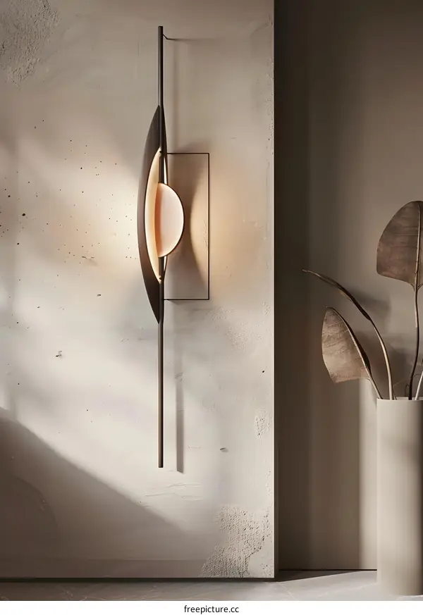 Modern Wall Sconce with Geometric Design