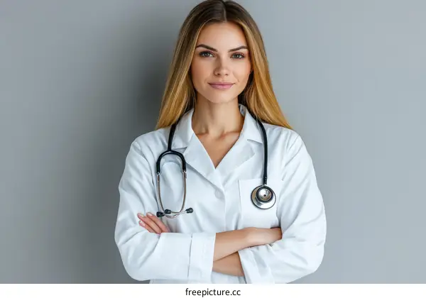 Confident Female Doctor Portrait