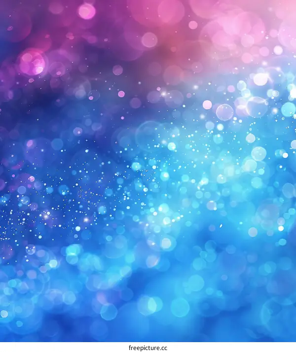 Blue and purple bokeh background