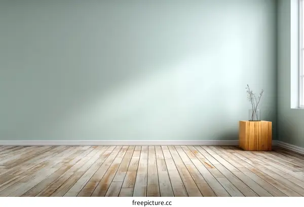 Empty Room Interior Design Mockup