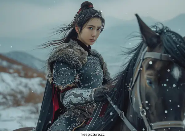 Chinese actress Dilraba Dilmurat in the costume drama The Long Ballad
