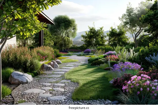 Chinese Garden Landscape Design: 3D Architectural Visualization