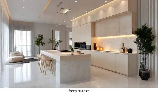 Modern Minimalist Kitchen Interior Design