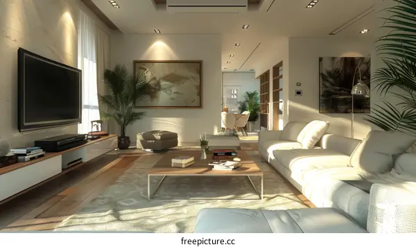 Modern Living Room with Minimalist Design