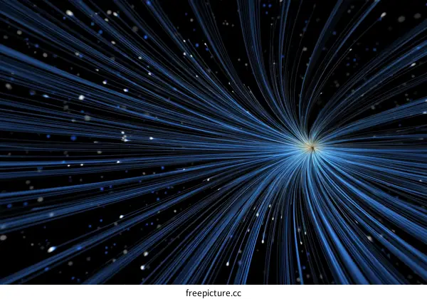Abstract Lines Radiating from the Center