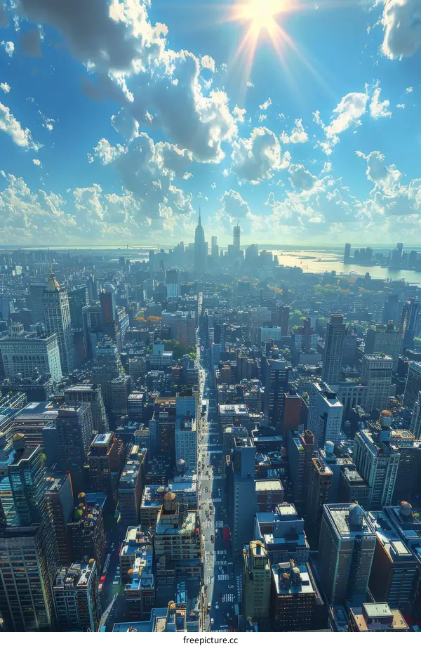 Manhattan Skyline at Dusk