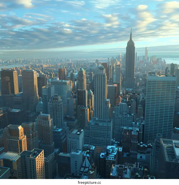 New York City Skyline with the Empire State Building