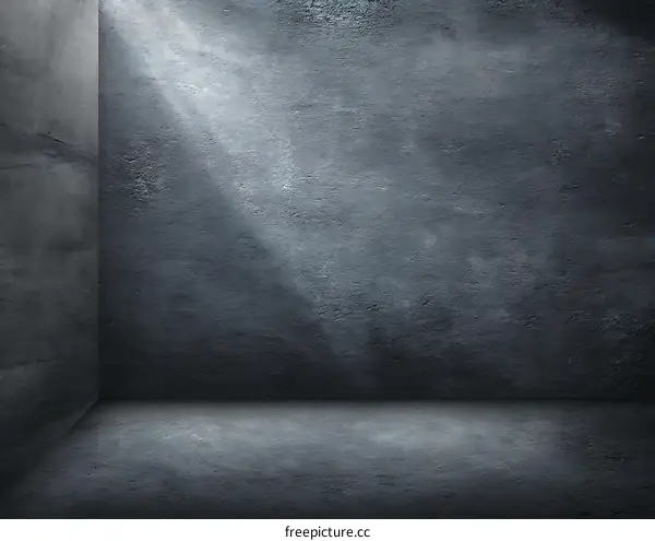 Dark Concrete Empty Room Interior Background