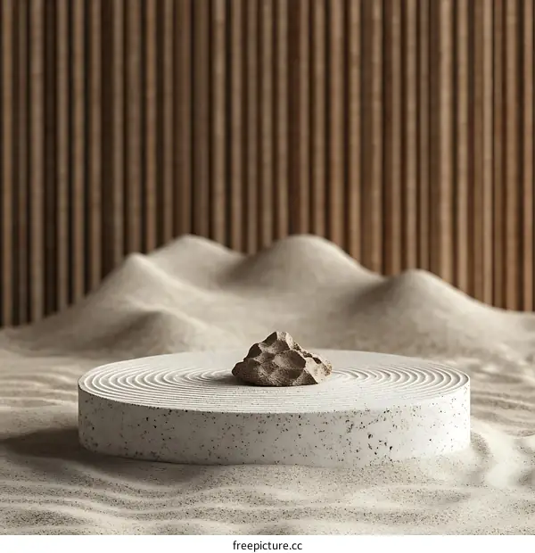 Zen Garden Minimalist Display Stand