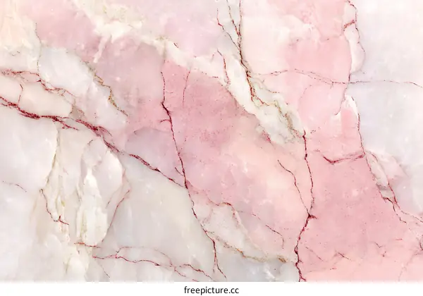 Beautiful Pink Marble Texture Background Design