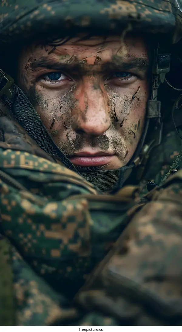 Portrait of a soldier