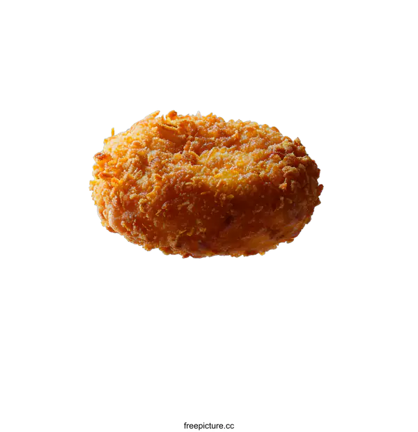 [Transparent Background PNG]A breaded and deep-fried patty