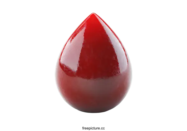 [Transparent Background PNG]Red Blood Drop Illustration