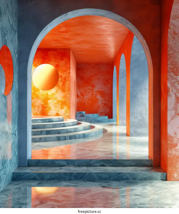 Vibrant Modern Architectural Interior Design