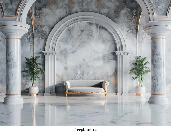 Luxury Elegant Marble Interior Design