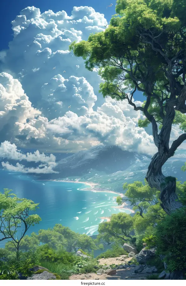 A Breathtaking View of Paradise Cove