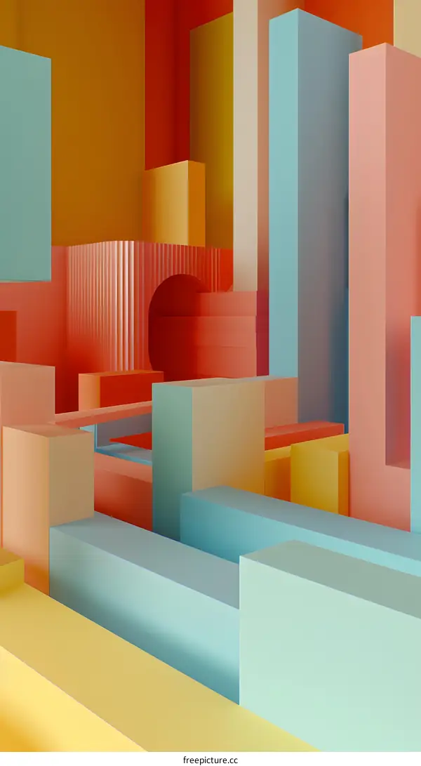 Abstract Geometric Shapes Background