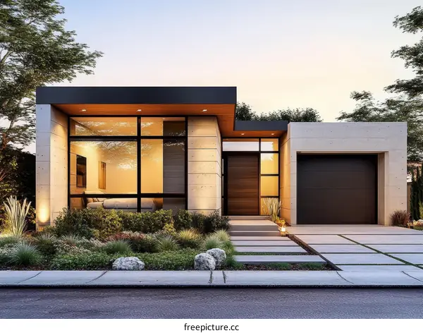 Modern Concrete House Exterior Design